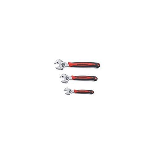  GearWrench 81990 3-Piece Adjustable Wrench Set