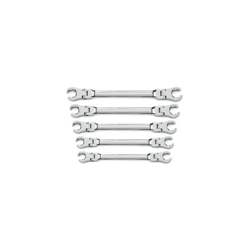  GearWrench 5 Piece Flex Flare Nut Wrench Set SAE