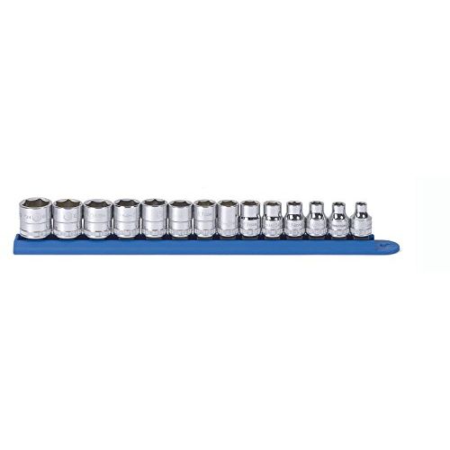  GearWrench 80552 38 in. Dr. 6 pt. Metric Socket Set, 14 pc