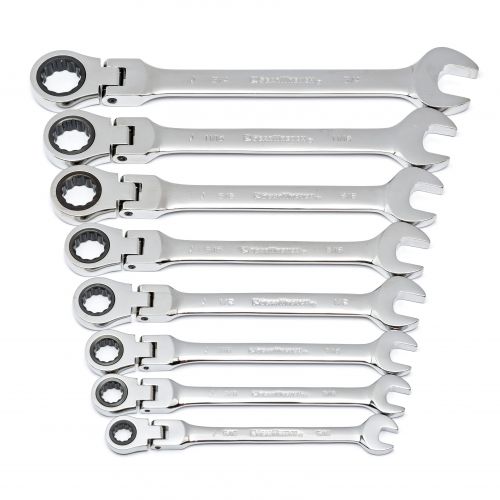  GearWrench Flex Head SAE Comb 8 Piece Wrench Set