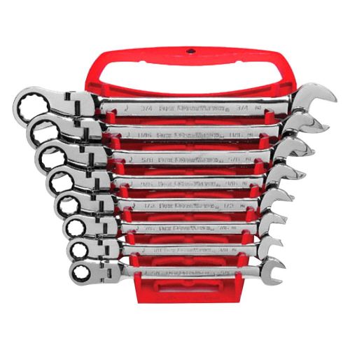  GearWrench Flex Head SAE Comb 8 Piece Wrench Set