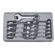 GearWrench 10 Piece Stubby Wrench Set 10-19MM