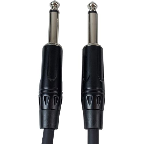  Gearlux Instrument Cable/Professional Guitar Cable 1/4 Inch to 1/4 Inch, Black, 25 Foot - 3 Pack