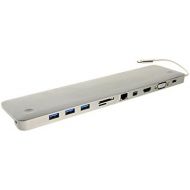 Gearmo USB C PD Docking Station wMulti-Port USB 3.1 Hub & Display Aluminum