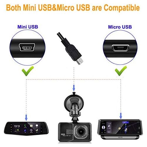 Gebildet Dash Cam Hardwire Kit Mini Micro USB 12V 24V to 5V, Low Voltage Protection ACN/ACS/ACU/ACZ Micro 2 Add a fuse holder for the circuit.