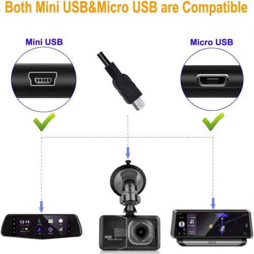  Gebildet Dash Cam Hardwire Kit Mini Micro USB 12V 24V to 5V, Low Voltage Protection ACN/ACS/ACU/ACZ Micro 2 Add a fuse holder for the circuit.