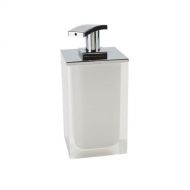 Gedy RA82-02 Rainbow Soap Dispenser, 0.72 L x 2.72 W, White