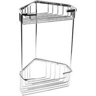 Gedy by Nameeks Gedy Gedy 2482 Gedy 2482 Wire Corner Double Shower Basket,Chrome