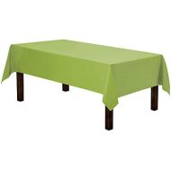 [아마존베스트]Gee Di Moda Rectangle Tablecloth - 60 x 84 Inch - Apple Green Rectangular Table Cloth in Washable Polyester - Great for Buffet Table, Parties, Holiday Dinner, Wedding & More