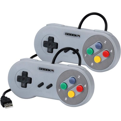  [아마존베스트]geeekpi 2/lot USB Controller Game Pad Joypad Joystick for PC Raspberry Pi 3 Model B Retro