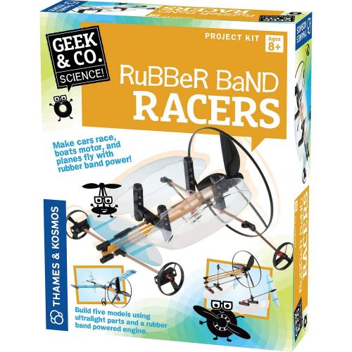  Geek & Co. Science! Rubber Band Racers Kit