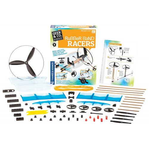  Geek & Co. Science! Rubber Band Racers Kit