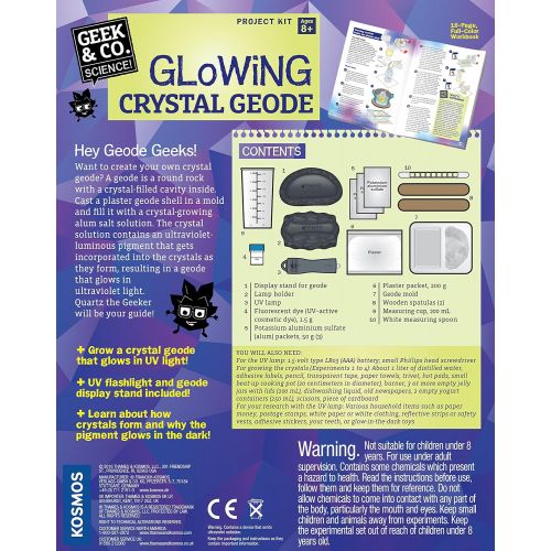  Geek & Co. Science! Glowing Crystal Geode