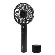Geek Aire 2600mA Power Bank Fan, Rechargeable Mini Personal Handheld Fan, Lithium-ion Battery, Charging Dock, 5 Speed Settings, Cordless, for Household Office Traveling Outdoor, Ch