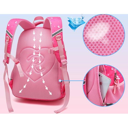  Geek-M Backpack for Girls Lightweight Kids Backpacks Satchel for Primary School Student