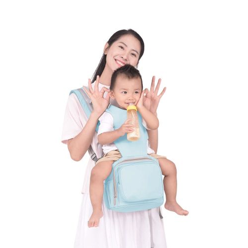  GeekPaPa 4-in-1 Front Facing Baby Carrier Diaper Backpack with Supportive Ergonomic Seat for Newborn...