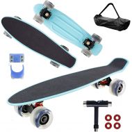 Geelife 22 Complete Mini Cruiser Skateboard for Beginners Youths Teens Girls Boys