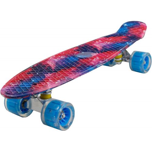  Geelife 22 Complete Mini Cruiser Skateboard for Beginners Youths Teens Girls Boys