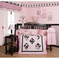 Geenny Pink Butterfly 13-piece Crib Bedding Set by Geenny