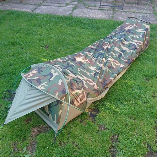  Geertop Ultralight Compact Single 1 Person Waterproof Bivy I Tent Backpacking Camping Military - Fast Easy Setup