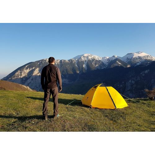  Geertop 2-Person 4-Season Backpacking Tent for Camping Hiking Travel Climbing - Easy Set Up