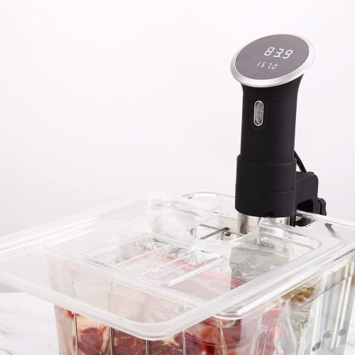  Geesta Stainless Steel Sous Vide Rack with Adjustable No-Float Top Bar for Most 12 qt Containers