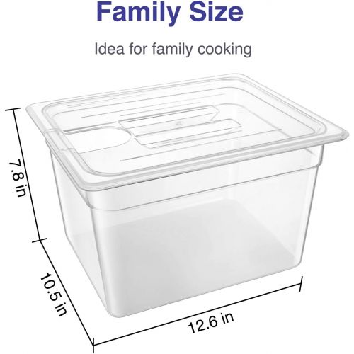  Geesta Stainless Steel Sous Vide Rack with Adjustable No-Float Top Bar for Most 12 qt Containers