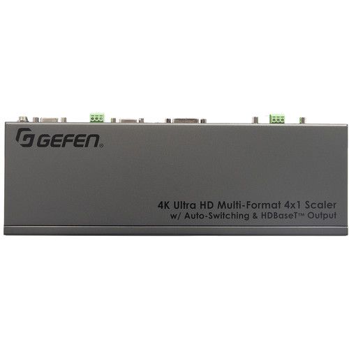  Gefen 4K Multi-Format 4 x 1 Scaler with Auto-Switching & HDBaseT Output