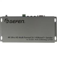 Gefen 4K Multi-Format 2x1 HDBaseT Sender with Scaler, Auto-Switching, and PoH