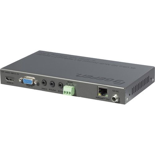  Gefen 4K Multi-Format 2x1 HDBaseT Sender with Scaler, Auto-Switching, and PoH