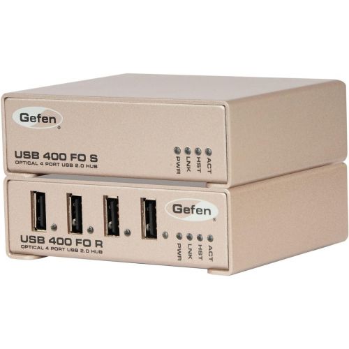  Gefen USB 400 FO - Optical 4 Port USB 2.0 Hub (Extend USB2 up to 1640 feet away)