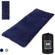 Gehannah Thick Camping Sleeping Pad, Soft Comfortable Microfiber Camping Cot Pads for Adults, Lightweight Foldable Sleeping mats for Traveling Hiking Backpacking Traveling