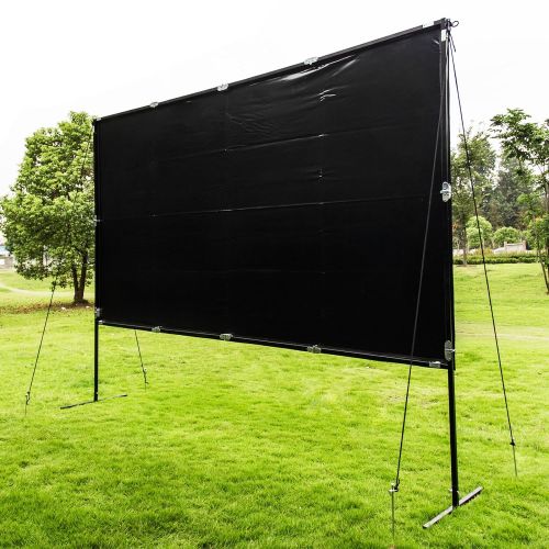  Geindus Projector Screen 144 Portable Projection Screen 16 : 9 With Stand & Carrying Bag