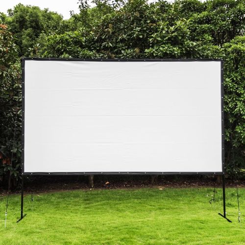  Geindus Projector Screen 144 Portable Projection Screen 16 : 9 With Stand & Carrying Bag