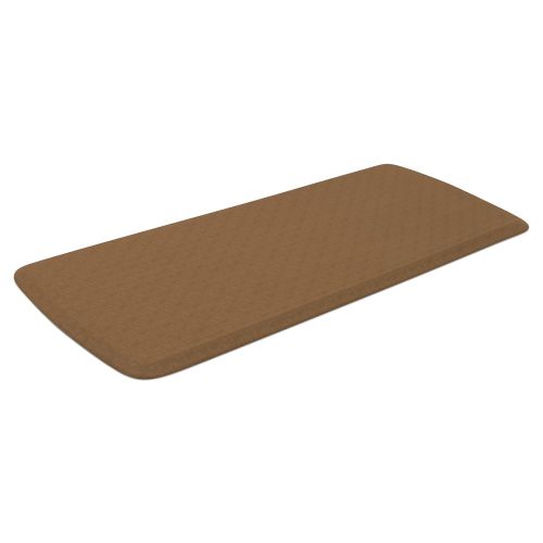  GelPro Elite Premier Anti-Fatigue Kitchen Comfort Floor Mat, 20x48”, Linen Khaki Stain Resistant Surface with Therapeutic Gel and Energy-return Foam for Health and Wellness