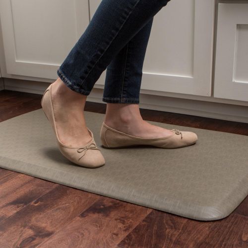  GelPro Elite Premier Anti-Fatigue Kitchen Comfort Floor Mat, 20x48”, Vintage Leather Slate Stain Resistant Surface with Therapeutic Gel and Energy-return Foam for Health and Wellne
