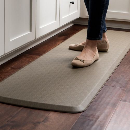  GelPro Elite Premier Anti-Fatigue Kitchen Comfort Floor Mat, 20x48”, Vintage Leather Slate Stain Resistant Surface with Therapeutic Gel and Energy-return Foam for Health and Wellne