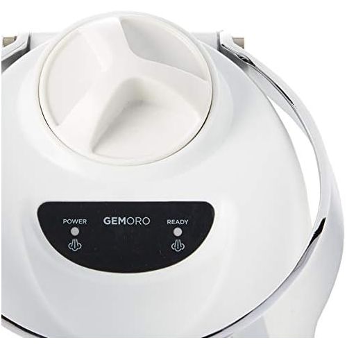  GemOro 384 0384 Brilliant Spa Pro Professioneller Dampfreiniger, 0,3 l Tank, Weiss