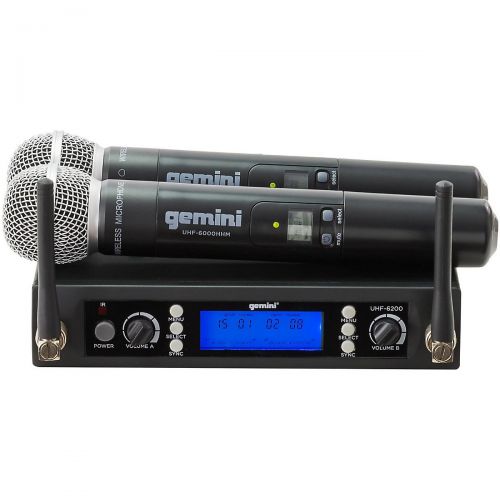  Gemini},description:The UHF-6200 Wireless Handheld Mic System provides you with unlimited independence to use your energy and movements all over the stage without any fear of hangi