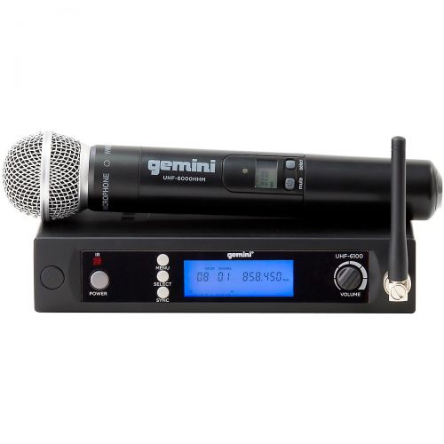 Gemini},description:The UHF-6100 Wireless Handheld Mic System is a high-quality wireless voice reproduction system with unbeatable clarity and reliability at a surprisingly low pri
