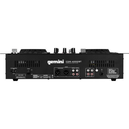  Gemini CDM-4000BT Dual CD/USB Media Player with Bluetooth