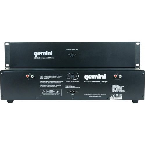  [아마존베스트]Gemini CDX-2250 double CD player