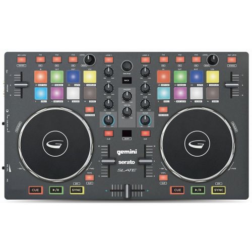  Gemini SLATE 2-Channel Serato Dj Intro Controller