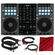 Gemini G4V 4- Channel Virtual DJ Controller with Cables and Basic Bundle