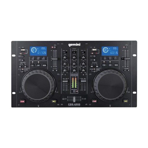  Gemini CDM-4000 DJ Media Player wAS-15P Speaker Pack