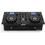 Gemini Sound CDM-4000BT: All-in-One DJ CD Player & Mixer Combo with Bluetooth - Ideal for Aspiring DJs, Dual CD/USB for Home & Event Use, User-Friendly Controls with Jog Wheels and Pitch Control