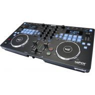 [아마존베스트]Gemini GMX Series Professional Audio DJ Multi-Format USB, MP3, WAV and DJ Software Compatible Media Controller System with Touch-Sensitive High-Res Jog Wheels,Black
