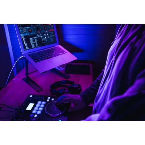  [아마존베스트]Gemini GMX Series Professional Audio DJ Multi-Format USB, MP3, WAV and DJ Software Compatible Media Controller System with Touch-Sensitive High-Res Jog Wheels,Black