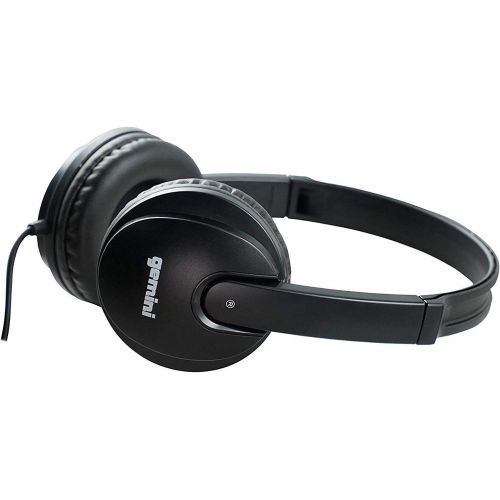  [아마존베스트]Gemini DJX-200 Professional Studio Over The Ear DJ Monitor Headphones, Black