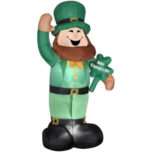  Gemmy 6 St. Patricks Day Leprechaun Spring Inflatable